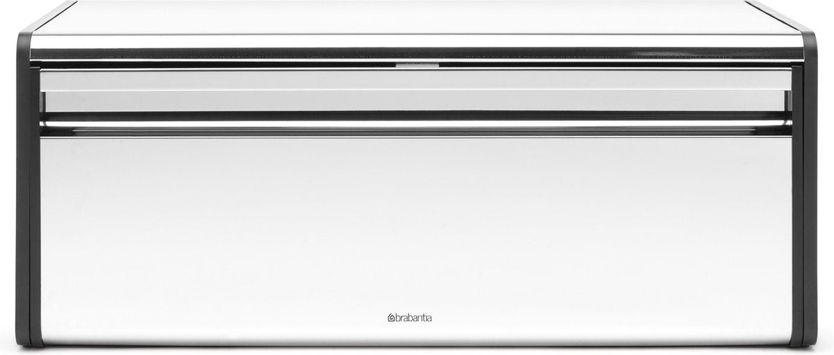 Boîte à pain Brabantia - avec couvercle à rabat - acier brillant