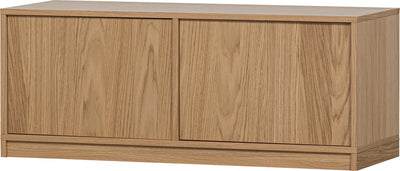 Meuble bas modulaire Vtwonen - placage chêne - naturel - 44x110x40 cm