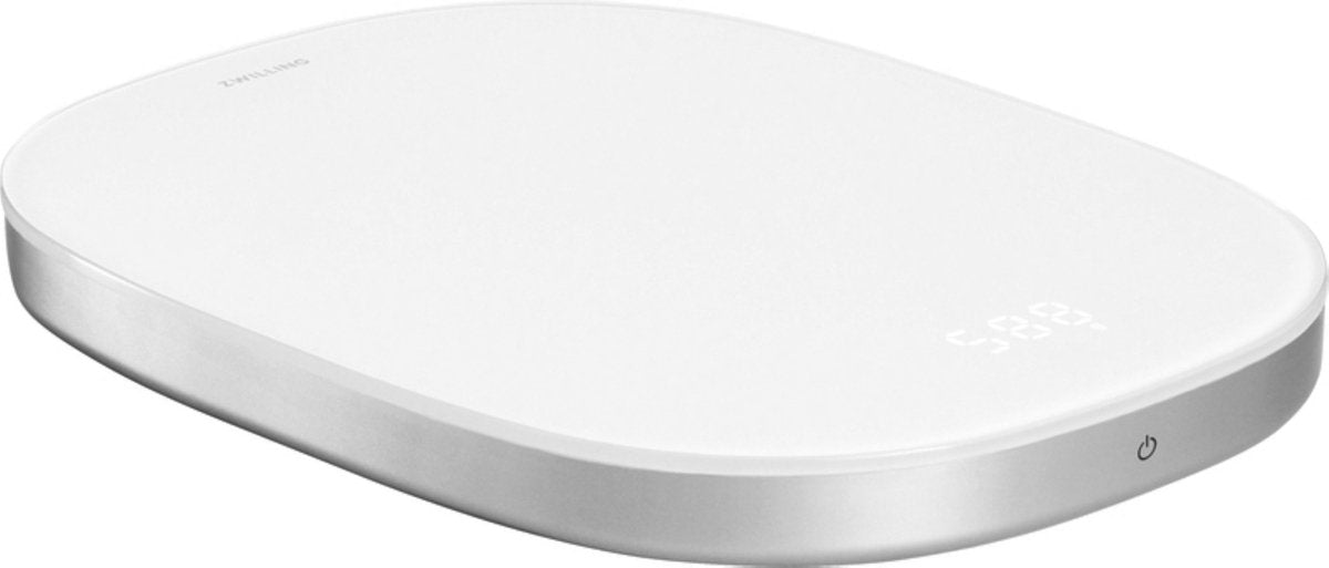 Balance de cuisine Zwilling enfinigy - argent - blanc - numérique - sans piles