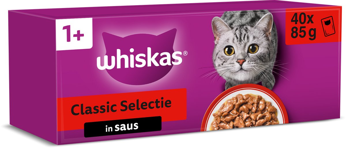 Whiskas Multipack Pouche Sélection adulte de la sélection en sauce