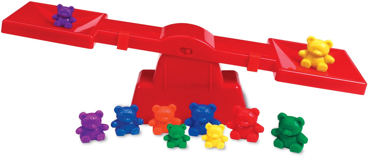 Learning resources balance (sorting bears) - 1+