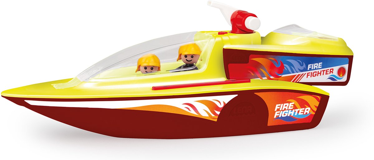 Jouet bateau de pompiers Lena – bateau de pompiers Boazz avec bateaux.