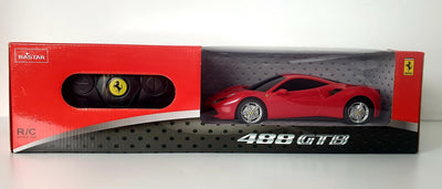 Rastar RC Ferrari 488 GTB garçons 27 MHz 1:24 rouge