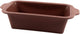 Moule à cake point-virgule rectangulaire en silicone platine vintage marron 22x12x7cm