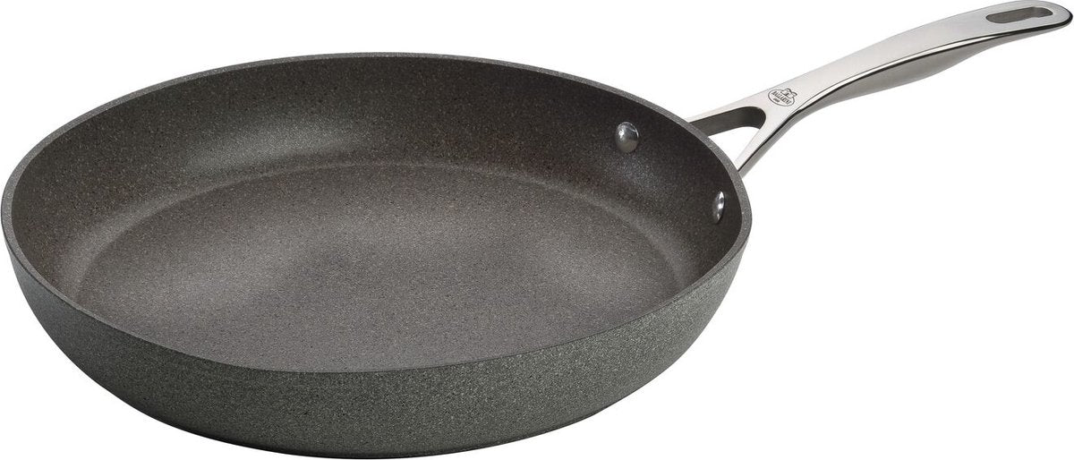 Poêle sans marque sans marque ballarini salina granitium anthracite graphite acier inoxydable aluminium ø 32 cm