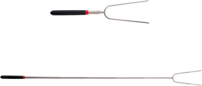 Brochettes de barbecue Master Part Grill - brochette de grill - guimauve - brochette de saucisses - bâtonnets de barbecue - longueur réglable 29,5-91 cm - conception télescopique extensible - acier inoxydable