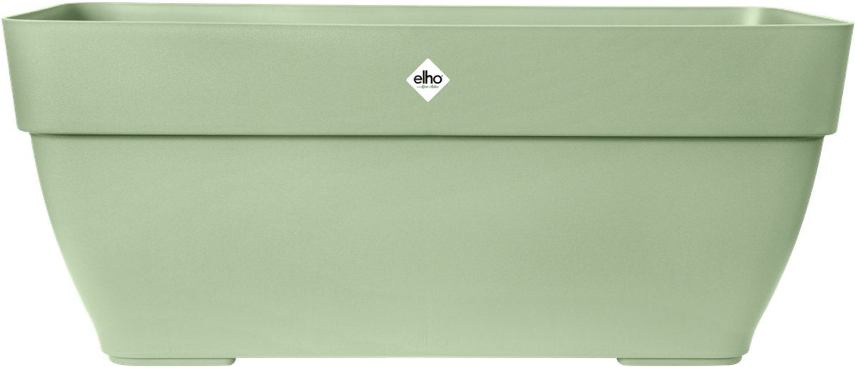 Elho vibia campana auge 80 - jardinière d'extérieur - ø 76,5 x h 33,3 cm - vert pistache
