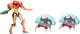 Jakks metroid prime -- ensemble de 3 chasseurs de primes samus 6 cm