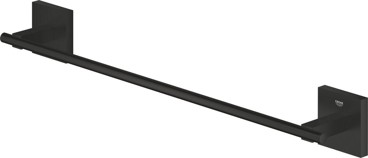 Porte-serviettes Grohe quickfix start cube - 450 mm - noir mat