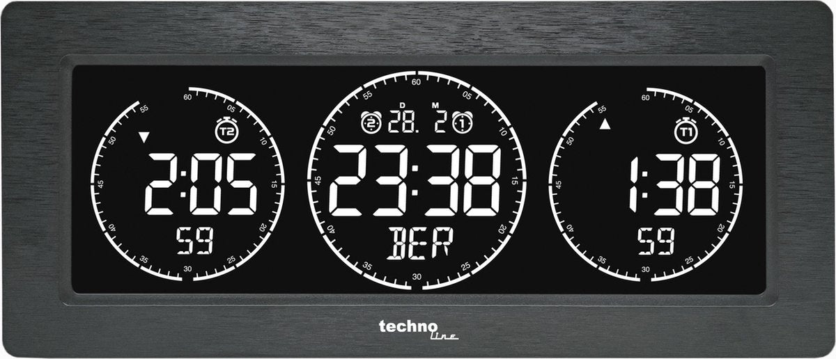 Horloge mondiale Technoline poids 458 232x99x48mm noir