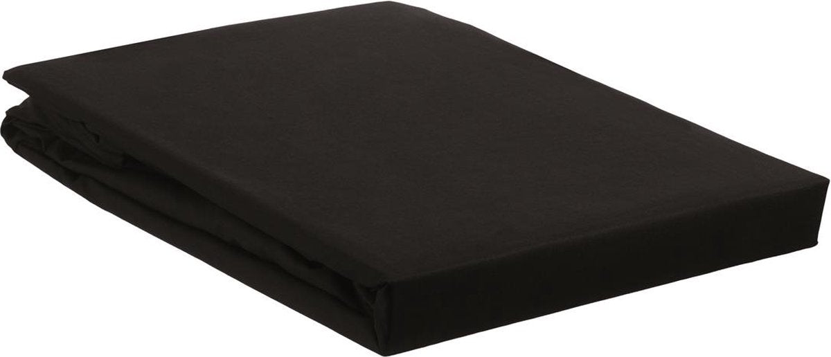 Bedinghouse percale de coton - drap housse - 160x200 - noir