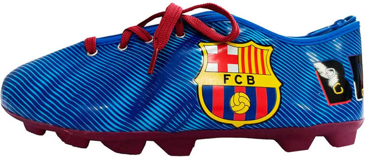 Trousse à crayons FC Barcelone – Trousse chaussure de football 3D – Trousse scolaire – 23 cm