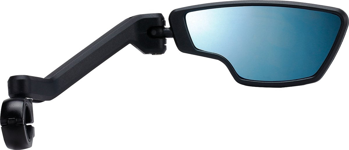 Bbb cycling cityview rétroviseur de vélo e-bike droit - convient aux guidons de ø 19-26 mm - revêtement anti-éblouissement - rétroviseur de vélo - noir - bbm-05