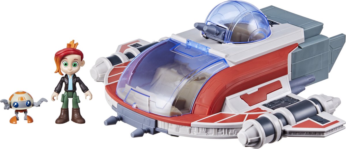 Hasbro star wars the cramoisi firehawk - navette spatiale depuis 3 ans et plus - jeunes aventures jedi