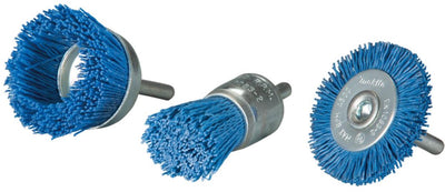 Makita accessoires jeu de brosses nylon 3 parties - d-70758 d-70758
