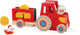 Janod - ferme - figurine à tirer en bois - tracteur