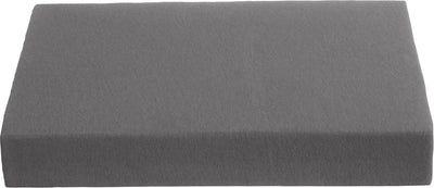 Ambiante - jersey - drap-housse sommier tapissier - 160x200 cm - anthracite