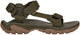 Sandales homme universelles Teva m terra fi 5 - vert foncé - marron miel