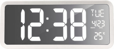 Technoline horloge murale horloge de table grands chiffres clairs - indication date jour - température - ws 8130