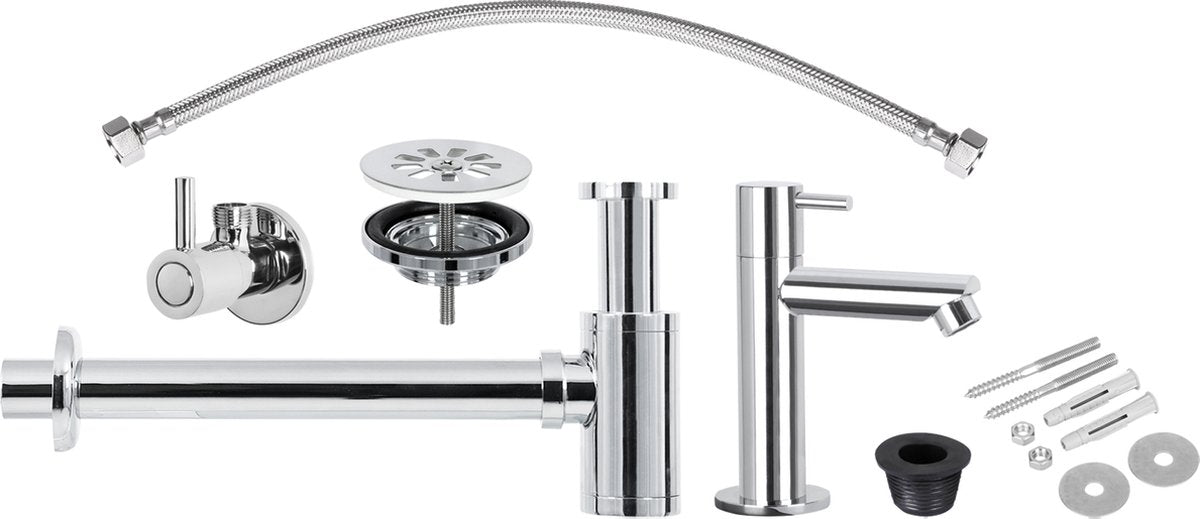 Ensemble de robinetterie pour fontaine Differnz chromé