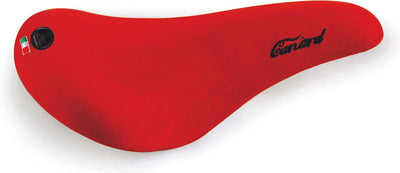 Selle Monte Grappa Saddle Canard en cuir rouge