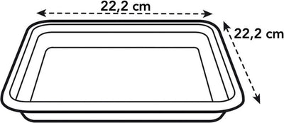 Elho loft urban Dish carré 22 - plat d'extérieur - ø 22,0 x h 3,1 cm - anthracite