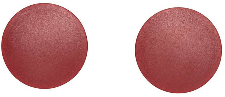Aimant Maul rond massif 2 pièces 2,5 kg plastique ferrite bruchsicher ø 3,8 x 1,55 cm rouge