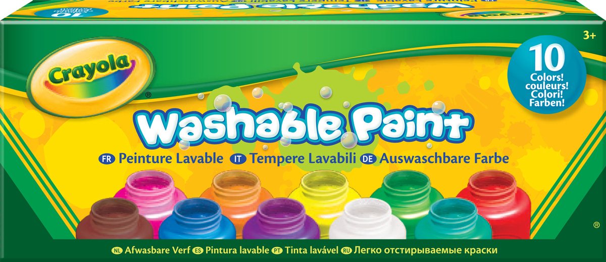 Crayola 10 once liquide avec de la peinture lavable