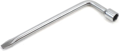 Clé à écrou de roue de voiture sans marque sans marque - 17 mm - chromée - clé à roue
