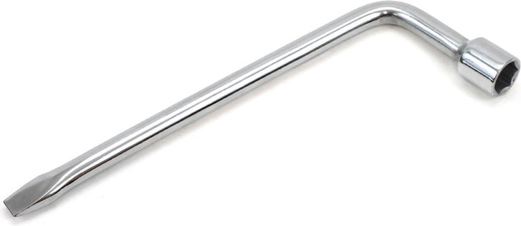 Clé à écrou de roue de voiture sans marque sans marque - 17 mm - chromée - clé à roue