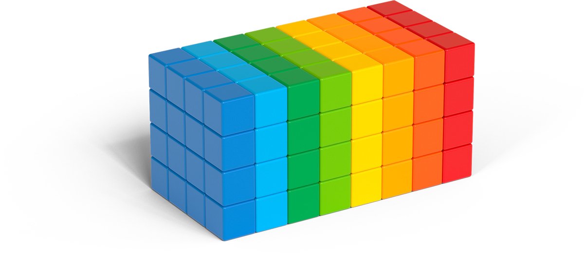 Blocs de construction recyclés Geomag Magicube en vrac - blocs de construction magnétiques - 128 pièces - à partir de 3 ans
