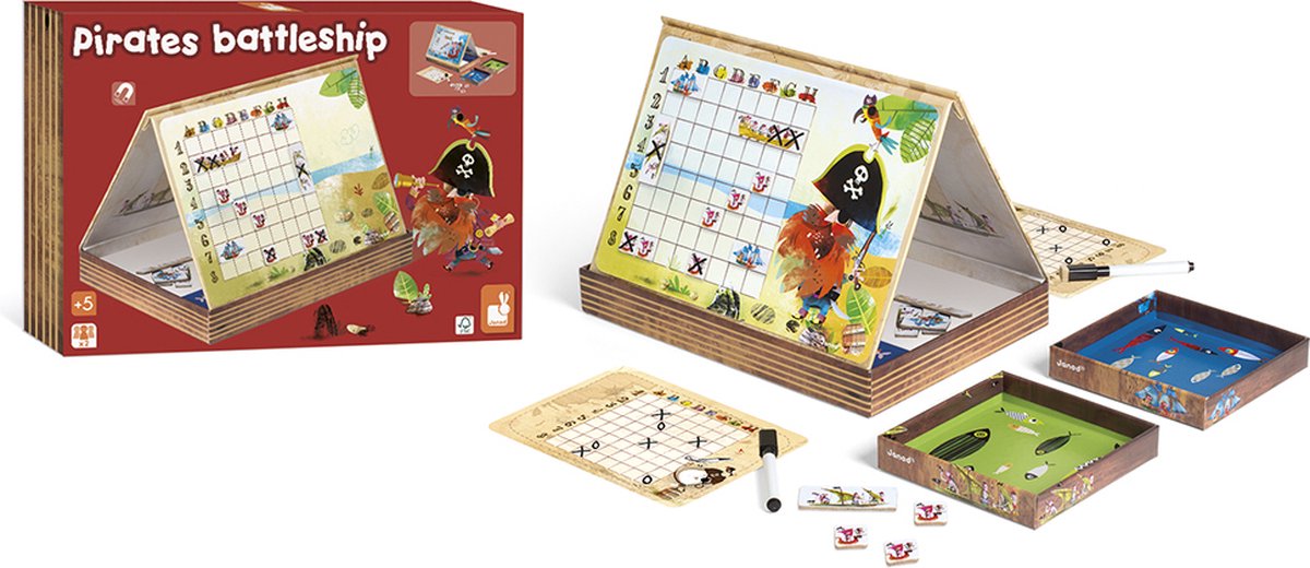 Janod - jeu de stratégie - cuirassé pirate - bataille navale