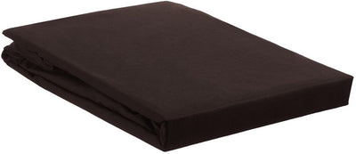 Ambiante - coton - drap-housse - 200x220 cm - marron