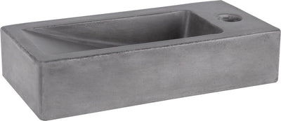 Differnz doni - fontaine béton gris foncé - 36 x 16 x 8 cm