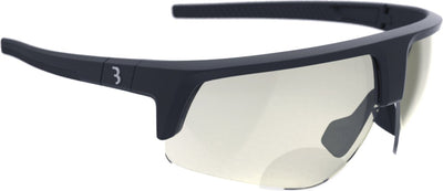 Bbb cycling comet reader ph lunettes de cyclisme photochromiques de prescription - lunettes de sport photochromatiques avec zone de lecture +2,5 force - lunettes de cyclisme - noir mat - bsg-76ph