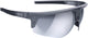 Bbb cycling comet lunettes de cyclisme pour hommes et femmes - lunettes de sport durables - lunettes de cyclisme adaptées à la course, VTT gravier - argent mlc transparent mat - bsg-75