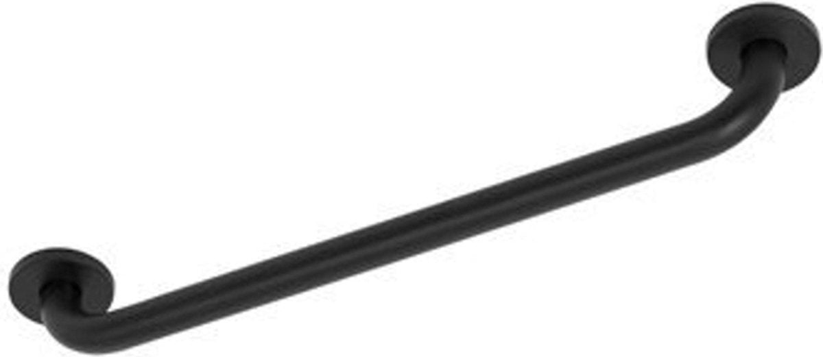 Poignée de bain Plieger vigo - poignée de bain en acier inoxydable - avec vis - poignée de salle de bain 45 cm - garantie 10 ans - noir mat