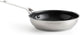 Poêle inox Kitchenaid 24 cm - revêtement antiadhésif sans PFA - poêle induction - poêle céramique - passe au four jusqu'à 160°c - argent