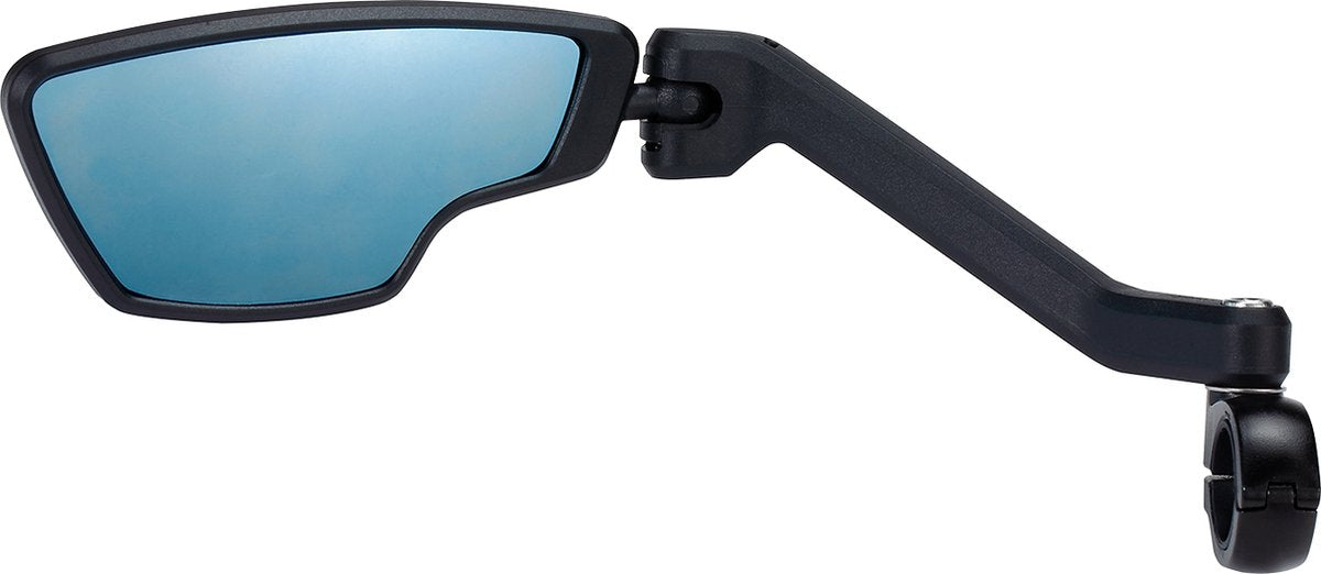 Bbb cycling cityview rétroviseur de vélo e-bike gauche - convient aux guidons de ø 19-26 mm - revêtement anti-éblouissement - rétroviseur de vélo - noir - bbm-05