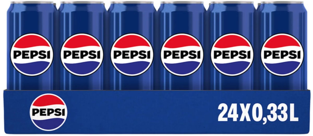 Pepsi - régulier - 24 x 330 ml - barquette