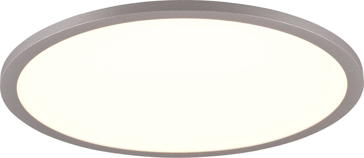 Trio Yuma - plafonnier - titane - incl. 1x SMD 20w - variateur intégré - fonction mémoire - couleur de lumière réglable