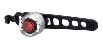 Feu arrière de vélo Cateye Orb – Éclairage de vélo LED – Autonomie de 50 à 100 heures – Batterie – Trois modes d'éclairage – Argent