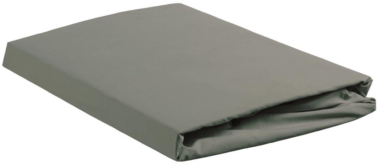 Ambiante - bambou-coton - drap-housse à sommier tapissier - 180x200 cm - vert