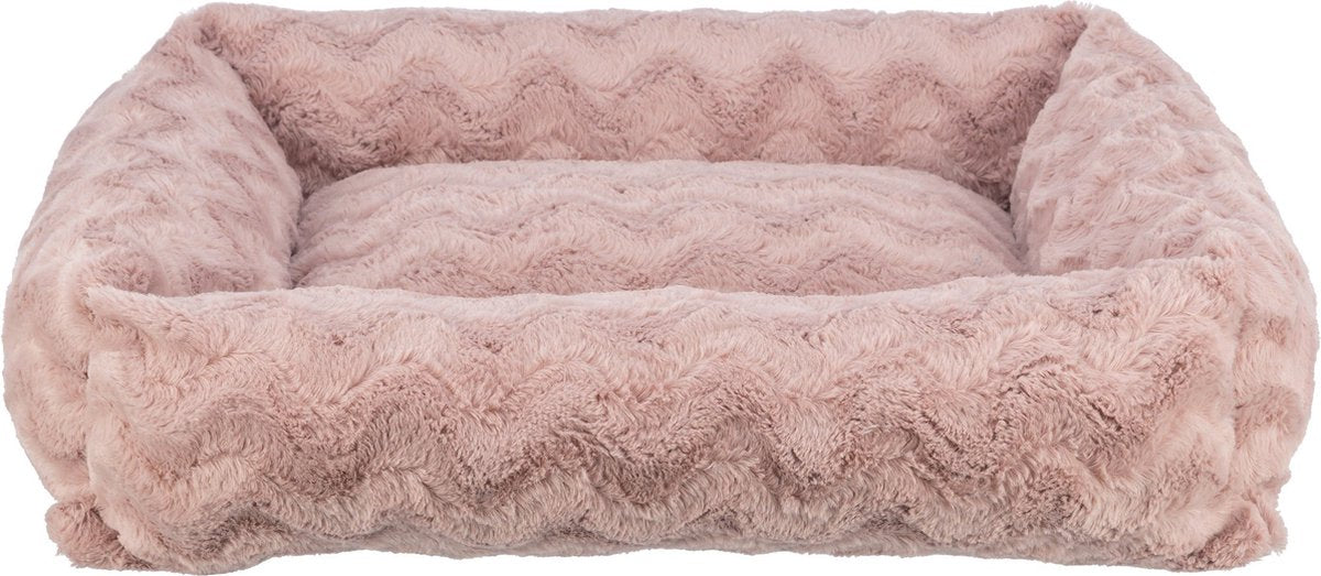 Panier de chien Trixie Loki recyclé rose angulaire