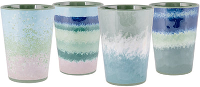 Bo-camp - tasse - halo - bleu vert - 4 pièces
