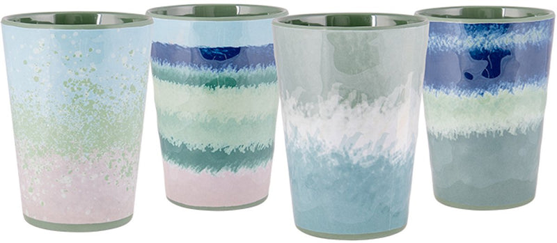 Bo-camp - tasse - halo - bleu vert - 4 pièces