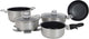 Set de poêles Gimex - induction - argent - 8 pièces