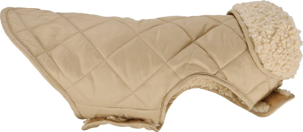 Manteau pour chien Flamingo – Bonnie – manteau pour chien – vestes d'hiver pour chien – manteau imperméable pour chien – 30 cm – a:30cm b:31-32cm c:46-49cm – beige