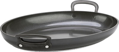 Poêle à poisson à induction en céramique Greenpan craft 40x25 cm - sans PFA - noir - poêle à poisson à induction - passe au lave-vaisselle - passe au four jusqu'à 220° - aluminium trempé - poignées en acier inoxydable - plus grande surface de cuisson