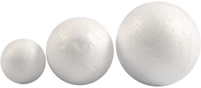 Boules de styropors blancs, 12e.